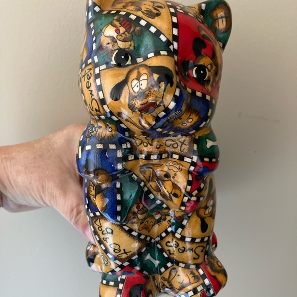 Cat Kitty Figurine Statue Decoupage
Patchwork Dog Kitten
Handmade RARE Vintage - Picture 3 of 6